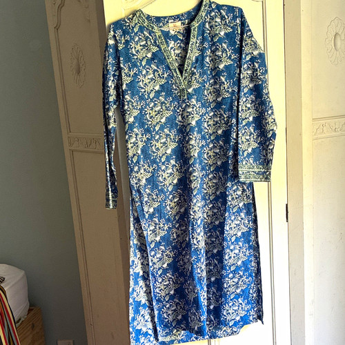 Anokhi blue white floral - anokhi,