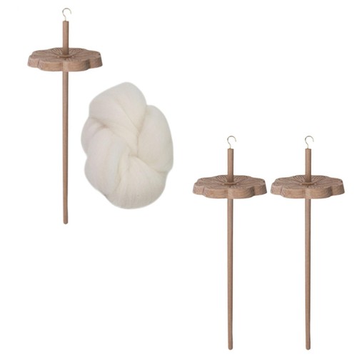 Wooden whorl spinning - spinning, wheel