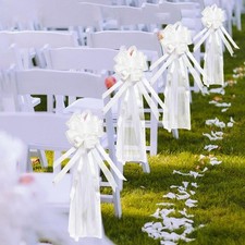 4 Pieces Wedding PEW Bows