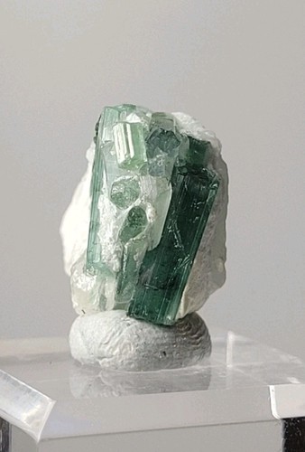 Blue tourmaline crystals - blue,