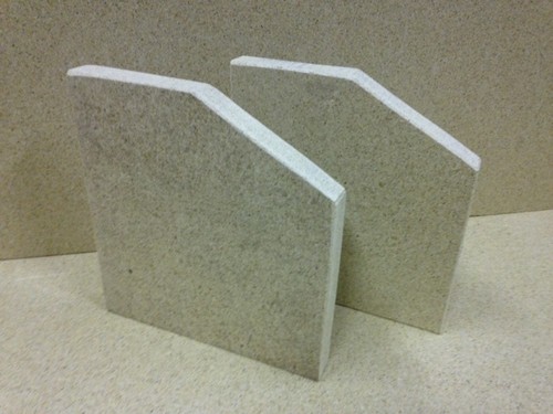 One pair side fire bricks - one,