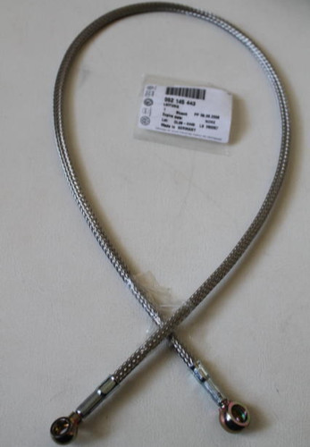 Oil line braided steel
