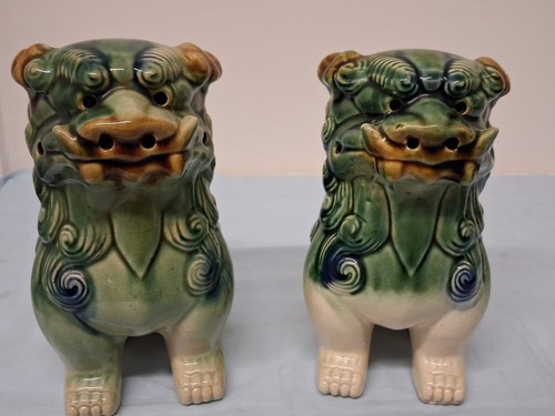 Pair chinese foo dog - of,