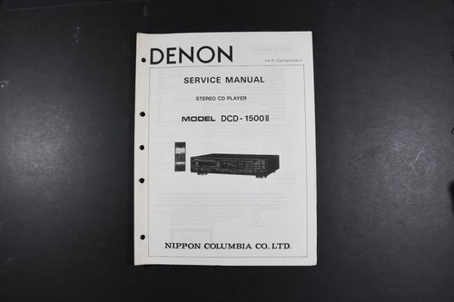 Denon dcd 1500ii player - denon, cd