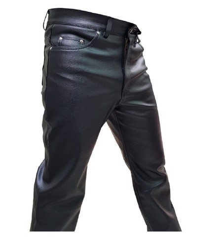 Mens black leather bikers - mens, 501