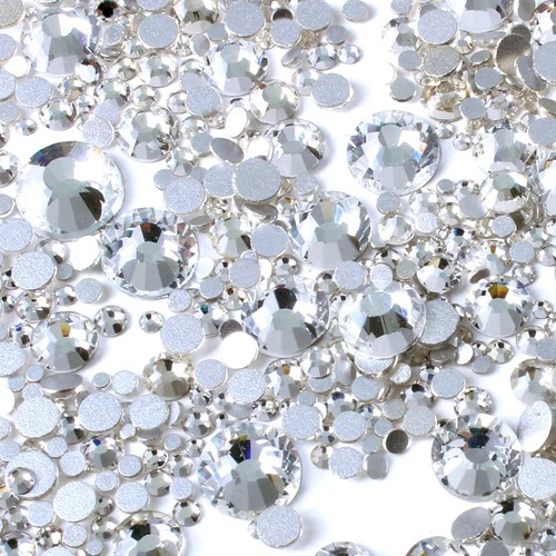 1000x flat back - glass, crystal