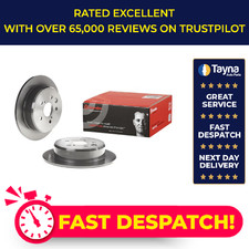 2x Brake Discs Pair Solid fits