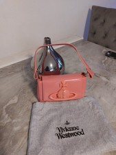 Vivienne Westwood Shoulder Bag Hazel Pink Patent Leather w/ DUSTBAG RRP £340