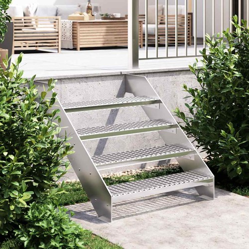 Grate step metal garden - metal,