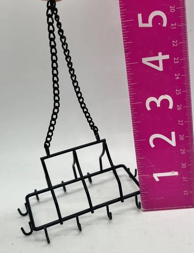 Dolls house metal pot and - , pan