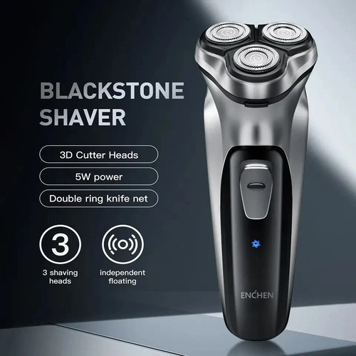 Electric shaver wet dry rotary - wet,