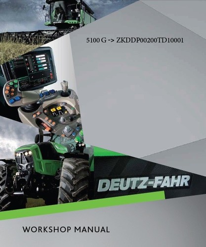 Deutz fahr 5100 workshop - deutz-fahr,