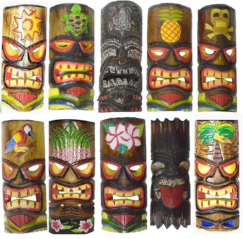 Set polynesian hawaiian - set,