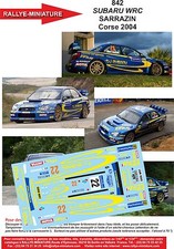 DECALS 1/32 REF 0842 SUBARU