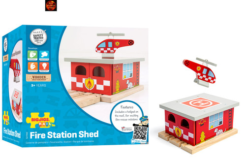 Fire station shed - station,