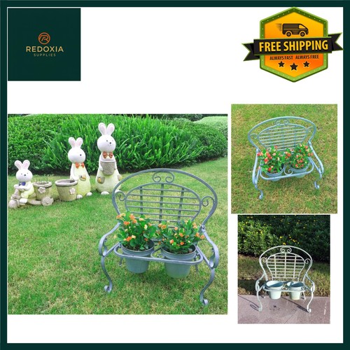 Rustic wrought iron bench - wrought,