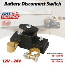 Car Battery Disconnect Isolator Cut Off Switch Universal Battery Terminal 12/24V