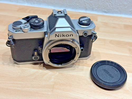 Nikon chrome camera body - fm,