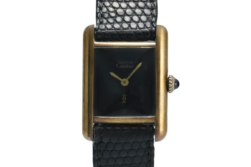 Cartier tank vermeil ref - vermeil,