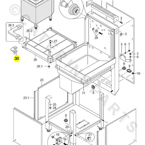Winterhalter 61005256 angled - winterhalter,