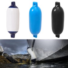 2X PVC Boat Fenders 40-68cm Ribbed Dock Bumpers Dock Mooring Protection NEW