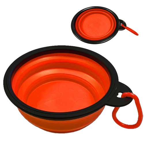 Collapsible pet bowl food - collapsible,