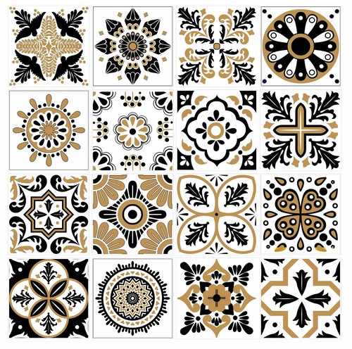 Tile stickers mosaic transfers - mosaic,