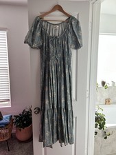 Christy Dawn Brynne Dress Blue Size Large