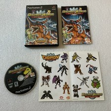Digimon World Data Squad NTSC USA Exclusive RPG Sony PlayStation 2 vgc+Stickers