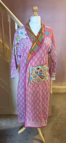 Handmade robe dressing gown - handmade, w