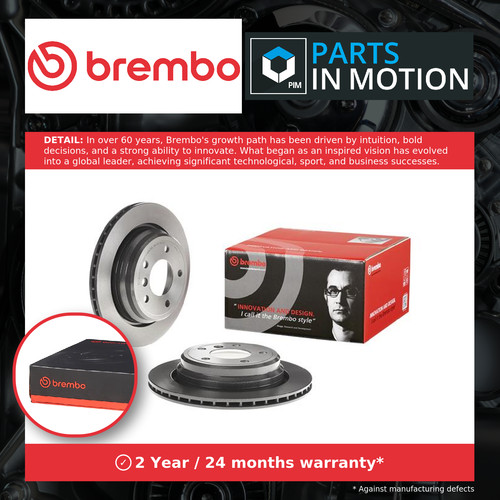 Brake discs pair vented - 2x,