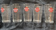HAVANA CLUB RUM GLASSES X 5 