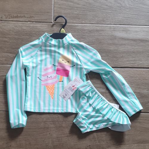 Tesco girls piece - swim, set