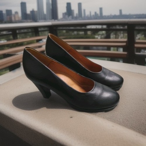 Cabin crew heels - crew, leather
