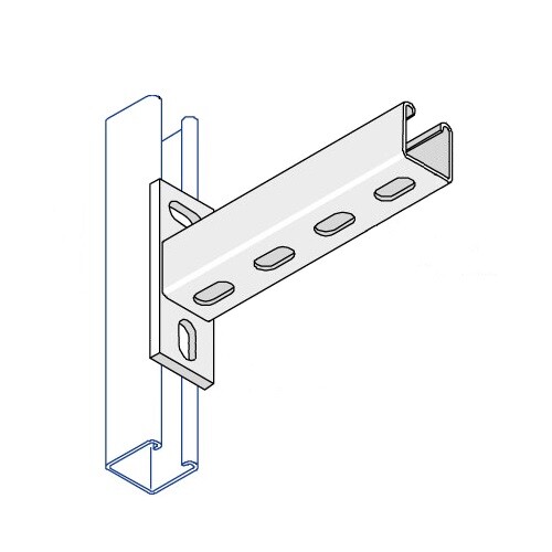 150mm galvanised slotted - 150mm,