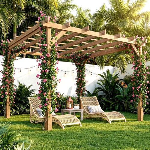 Wooden pergola kit - m,