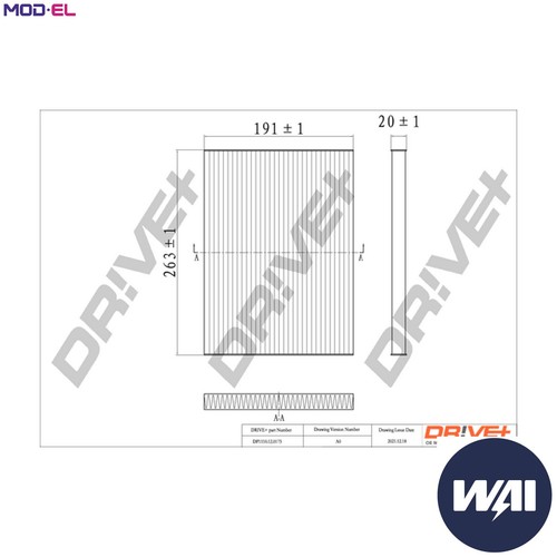 Filter cabin air - filter,