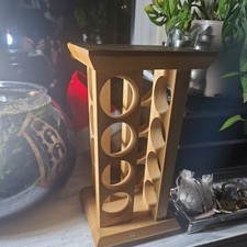 Wooden rotating spice and