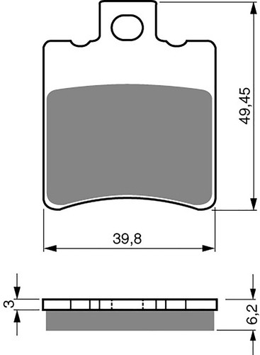 Brake disc pads rear - brake,