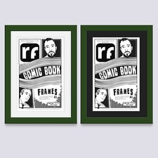 Comic Book Frame - White