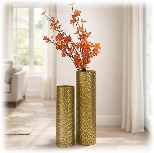Leewadee gold tall floor - leewadee, vase