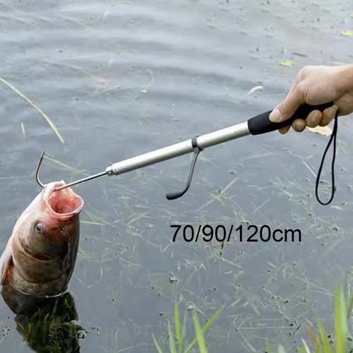 Telescopic fishing gaff with - telescopic,