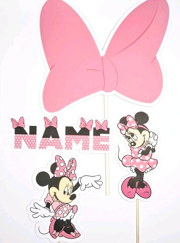 Minnie mouse cake topper - cake, set