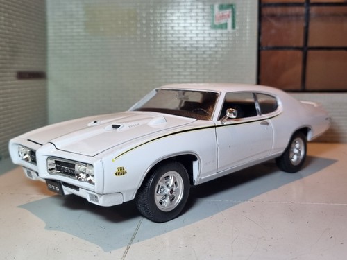 Pontiac gto 1969 white welly - pontiac,
