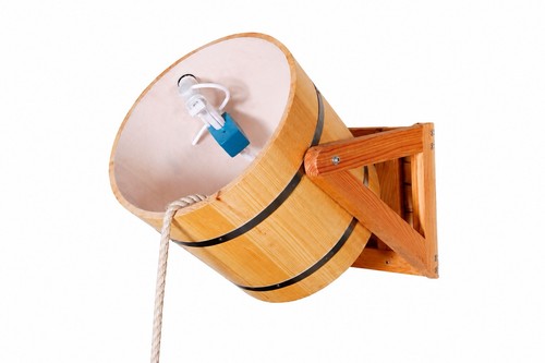 18l wooden sauna - wooden, shower