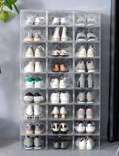 12x transparent case shoe - transparent,