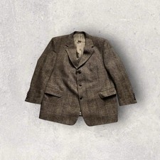 vintage Harris Tweed blazer UK Britain coat jacket British Designer WOOL casual