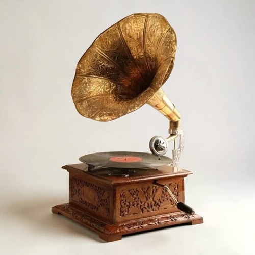 Antique gramophone fully - antique, gramophone,