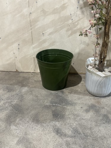 Vintage green waste paper - paper, bin