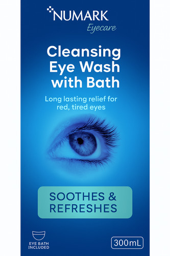 Multi action eye wash and - multi-action, bath